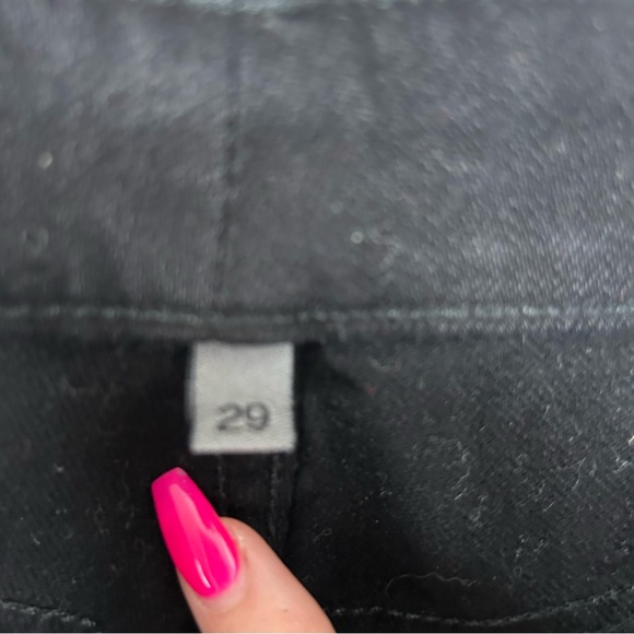 LF Camar | Aliena Side Zipper Denim Shorts Size 29 - Picture 3 of 12